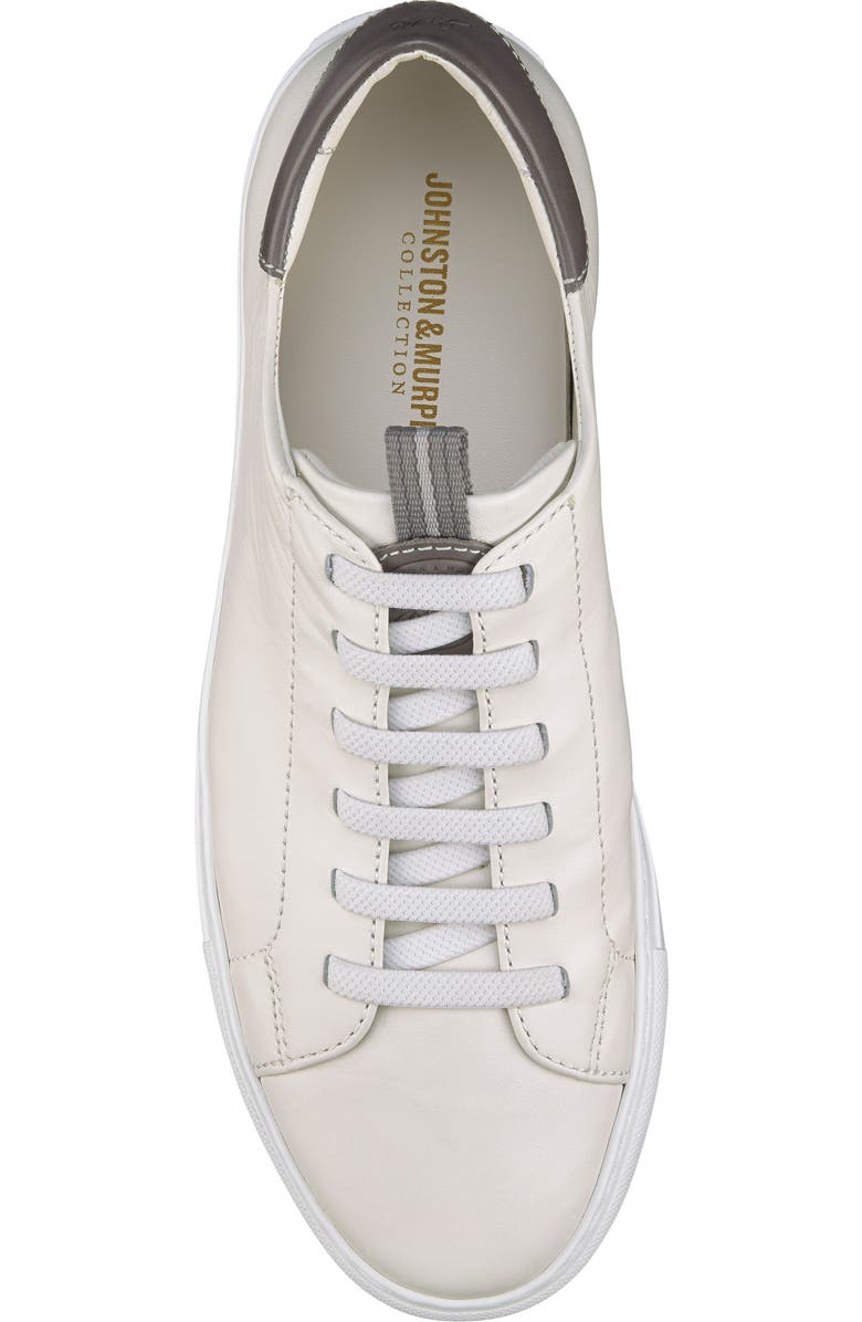 Johnston & Murphy Anson Lace to Toe Sneaker, Alternate, color, White Sheepskin
