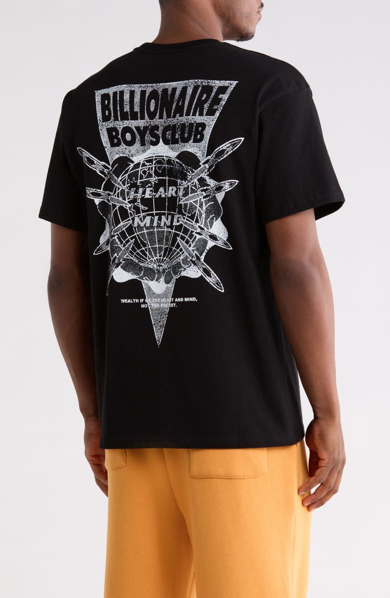 Billionaire Boys Club BB World Helmet Head Cotton Graphic T-Shirt, Alternate, color, Black