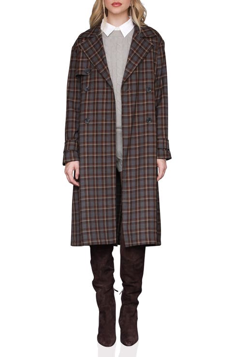 Women's Grey Trench Coats | Nordstrom