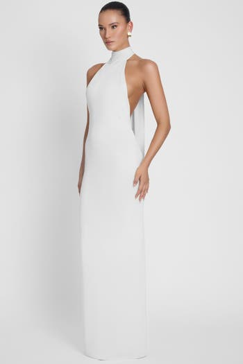 Alaia Drape Maxi Dress