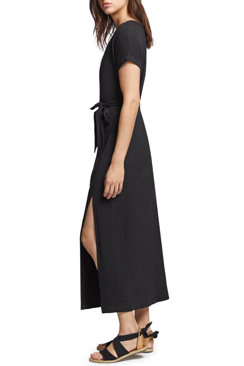 Isle Maxi Dress, Alternate, color, BLACK