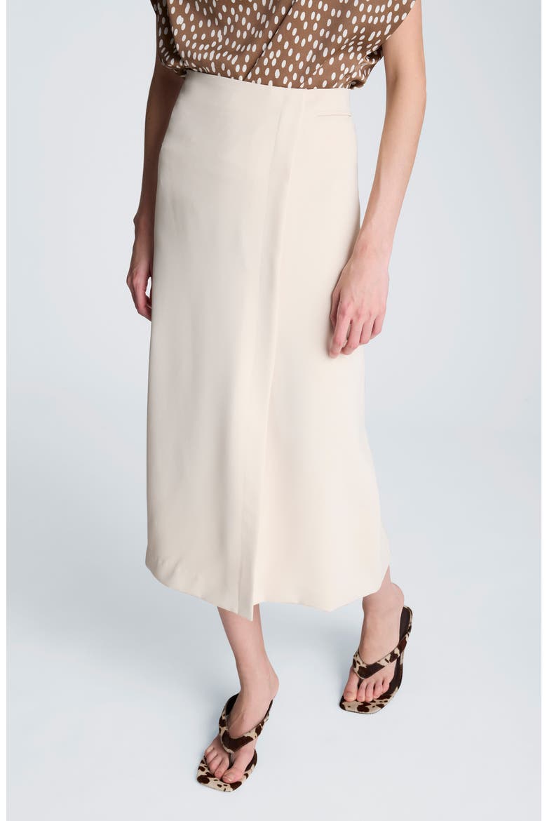 Slit Midi Skirt, Alternate, color, OYSTER