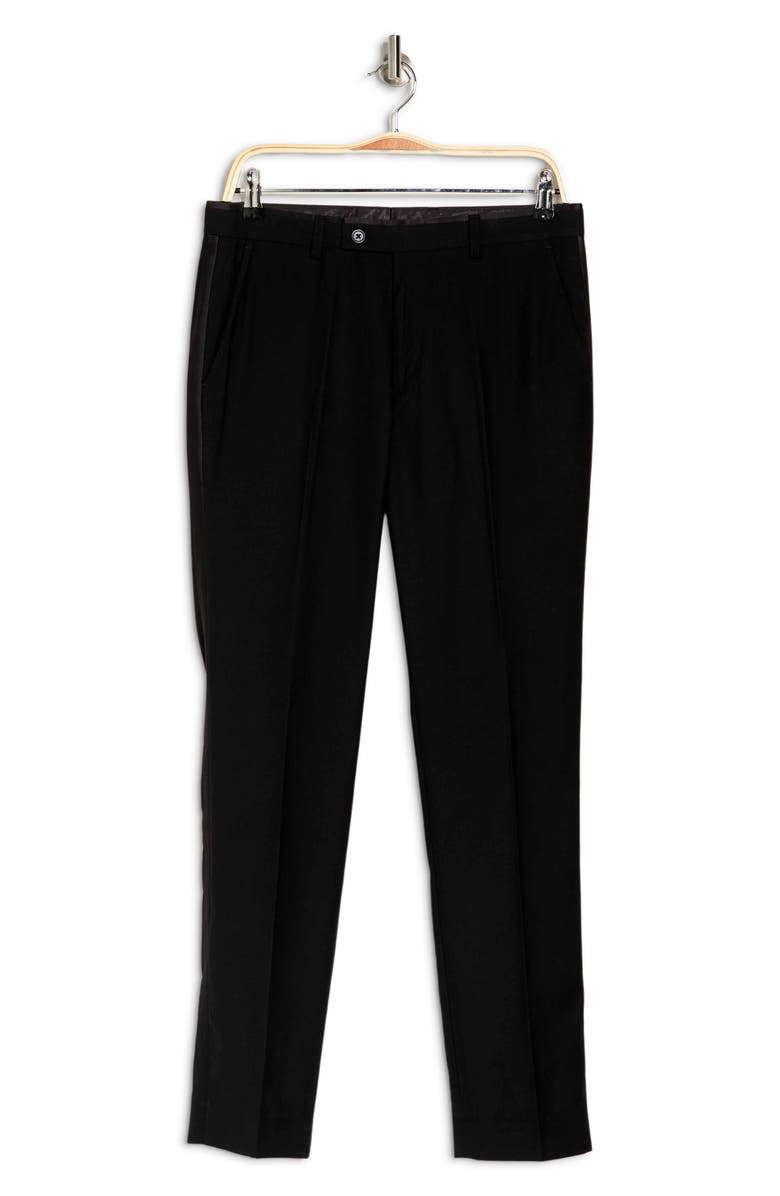 PAISLEY & GRAY AISLEY & GRAY Tuxedo Pants, Alternate, color, Black