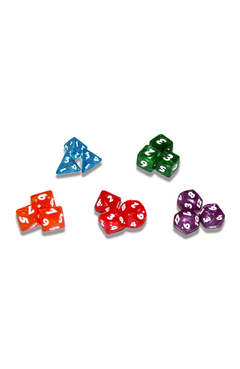 Greater Than Games Sentinel Comics The RPG Dice Set, Alternate, color, Multicolored