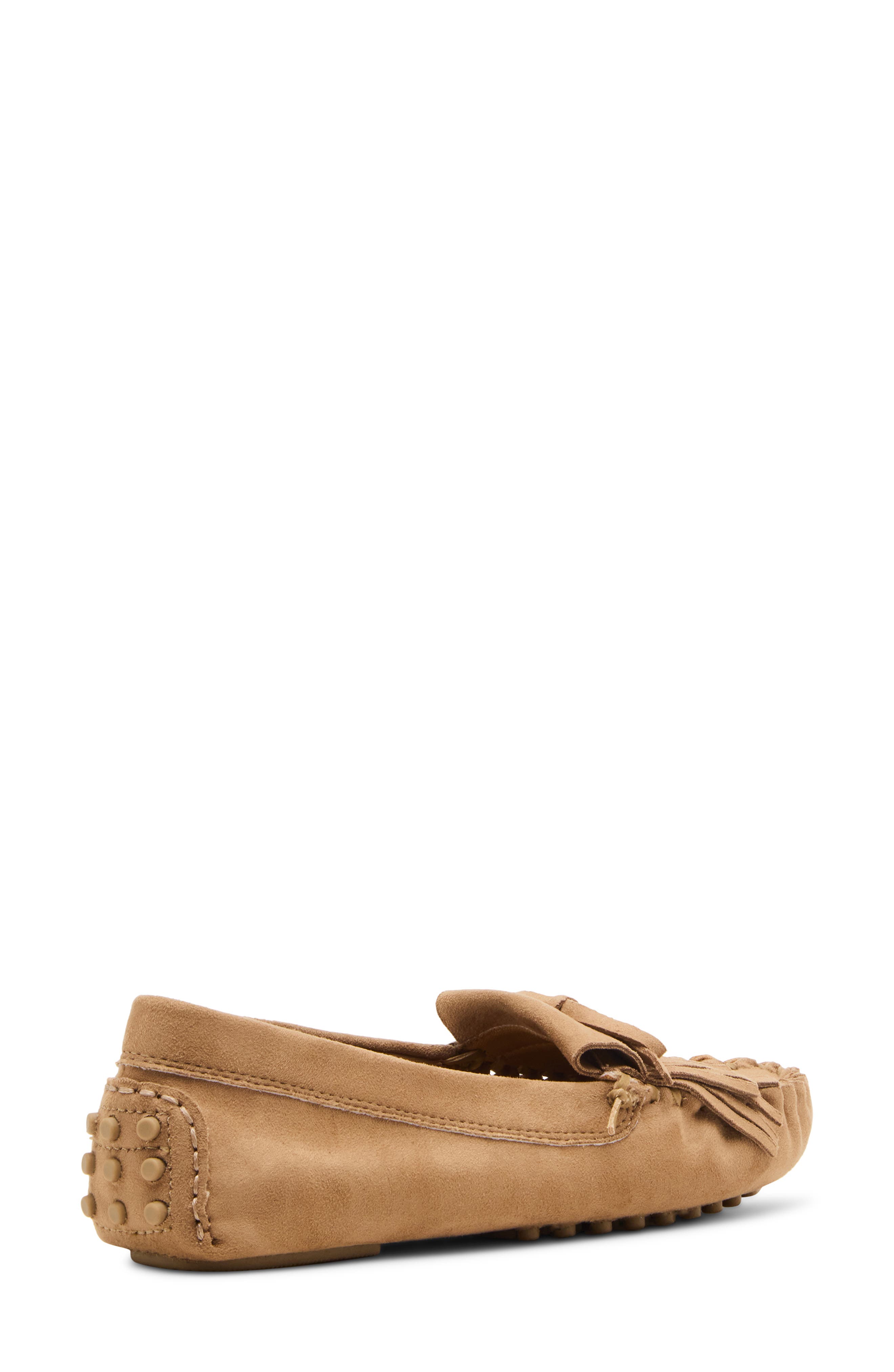 Anne Klein Cali Driving Shoe, Alternate, color, Sand Suede