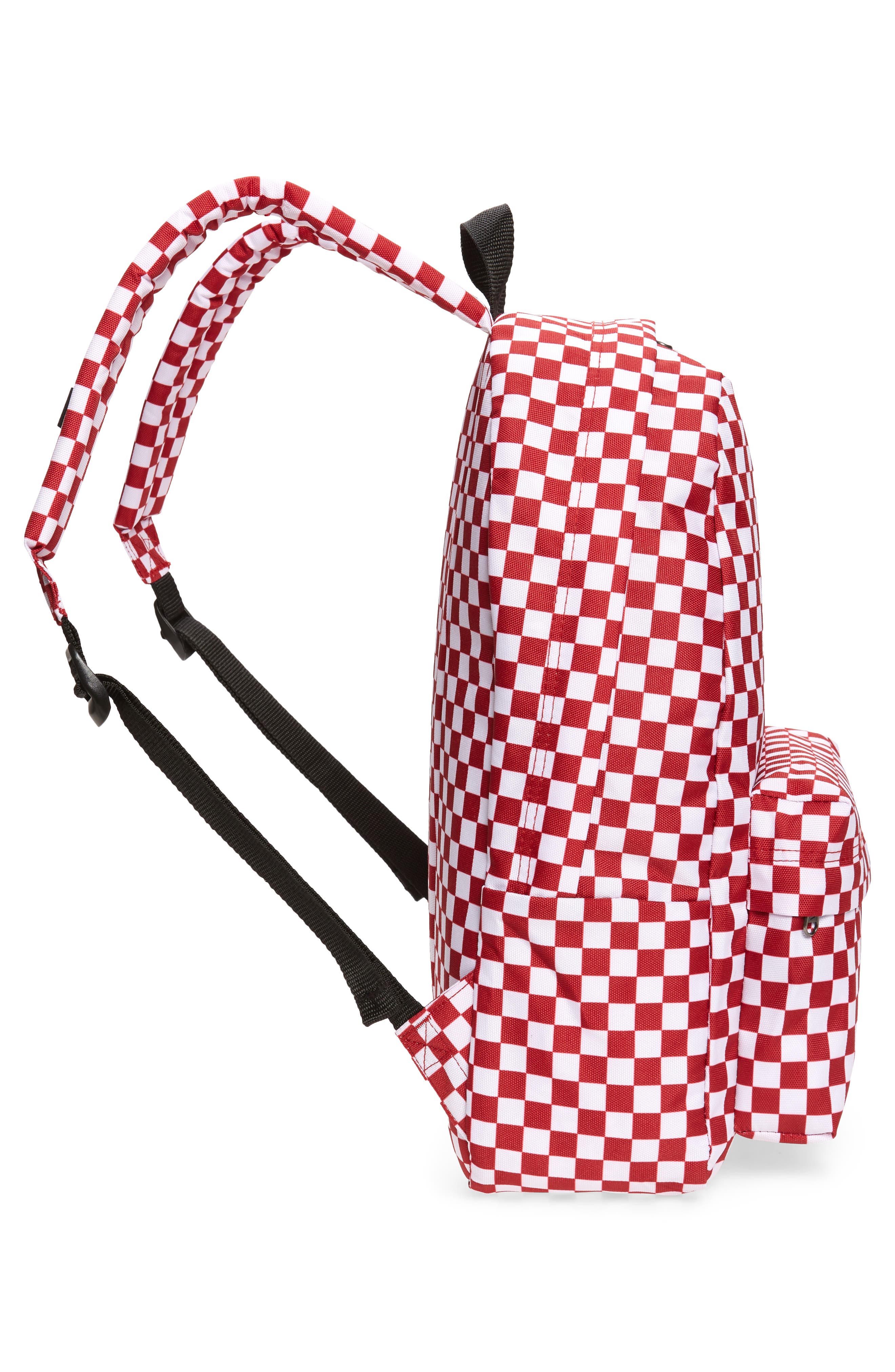 Vans Old Skool Checkerboard Canvas Backpack, Alternate, color, 