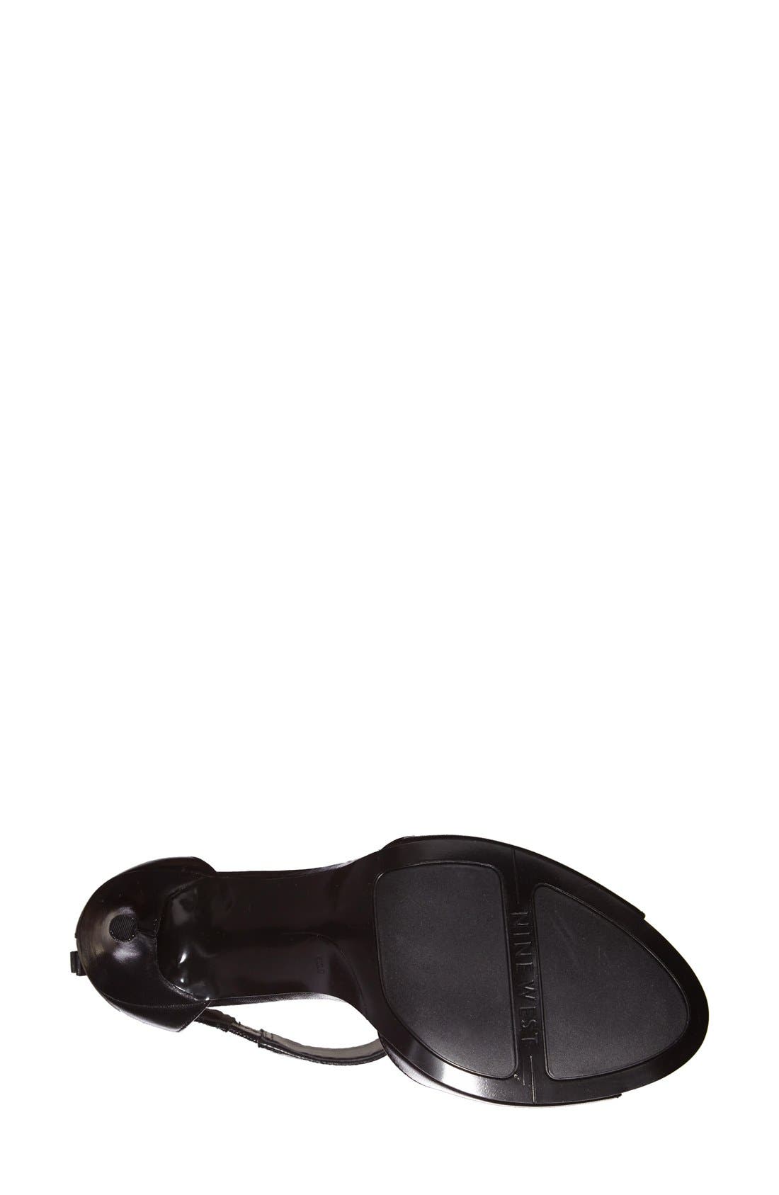 Nine West 'Superstardom' Ankle Strap Sandal, Alternate, color, 