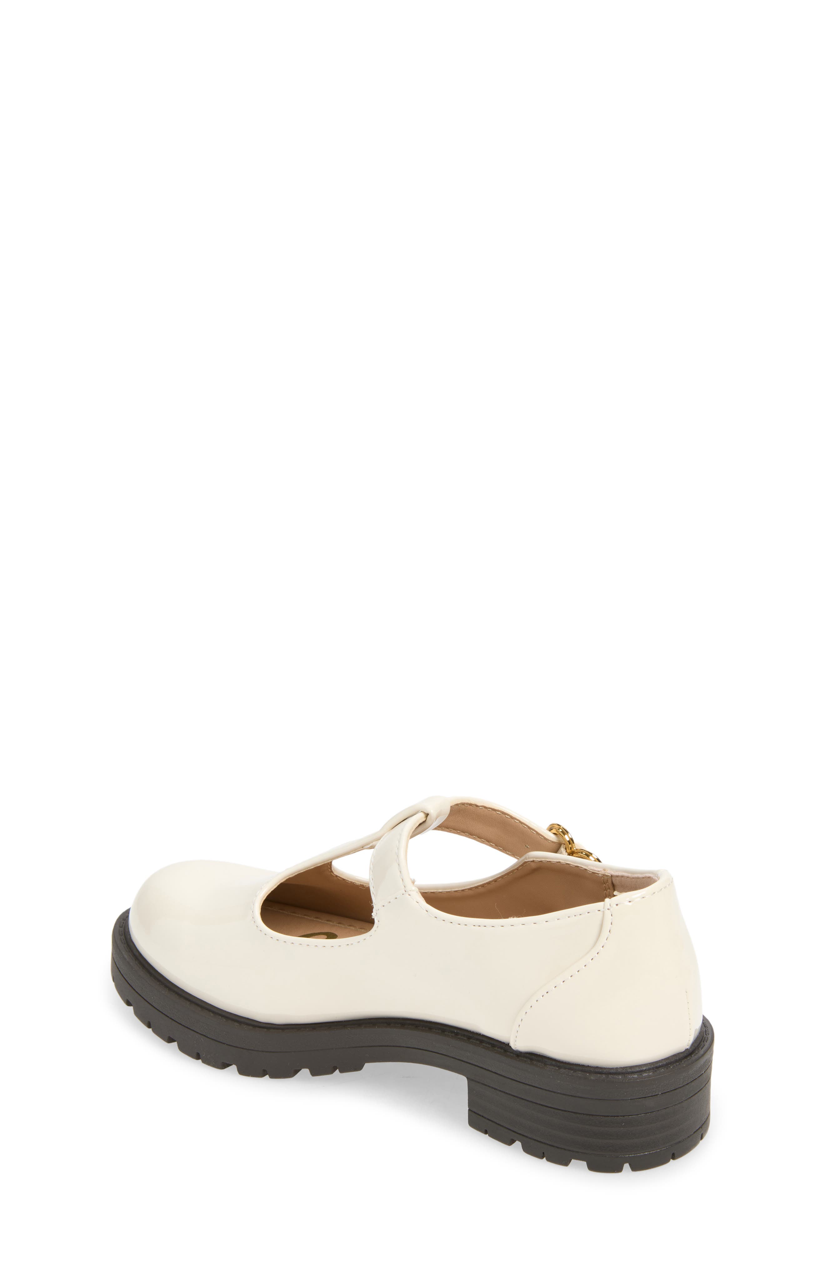 Kids' Taelor T-Strap Shoe, Alternate, color, IVORY