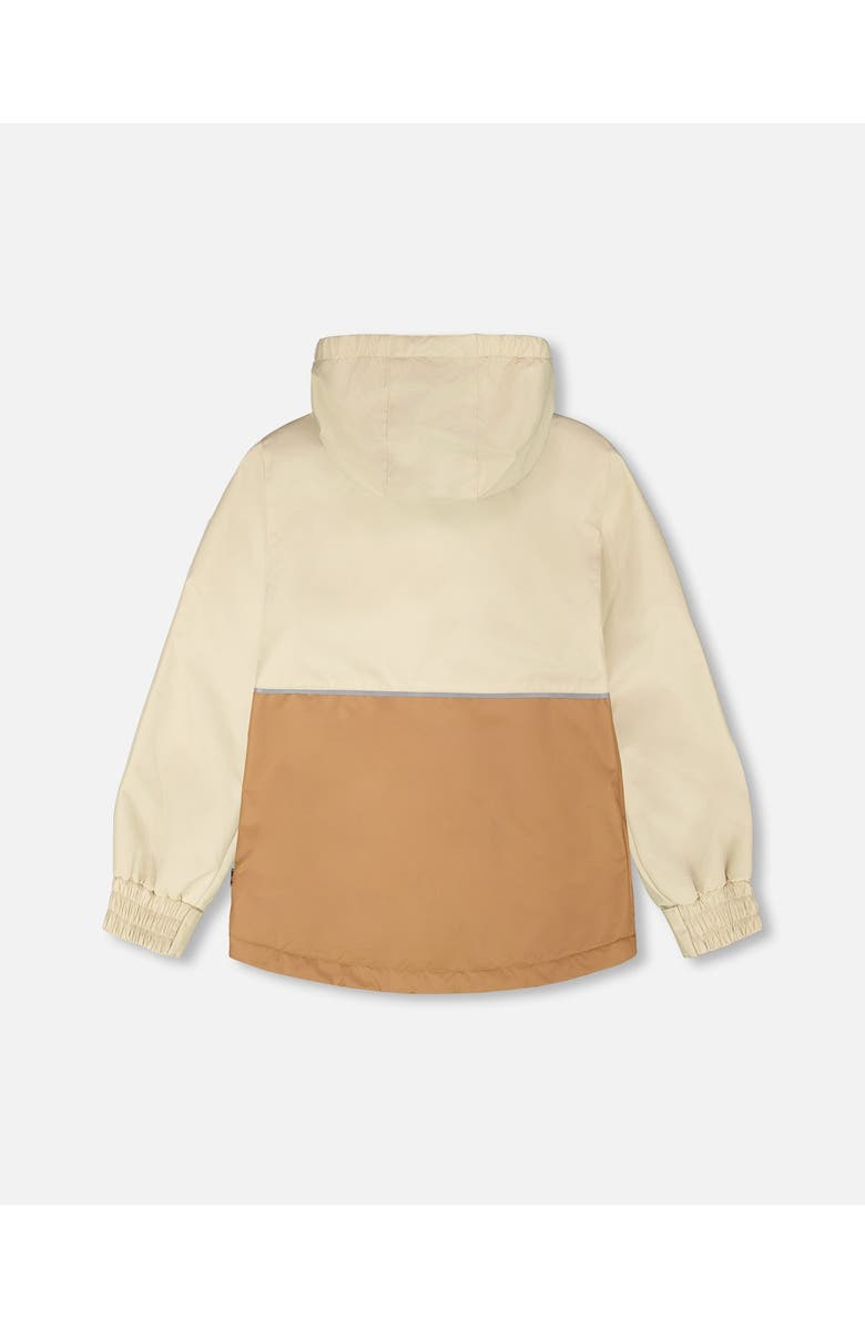 Deux par Deux Boy Mid-Season Flap Pockets Jacket in Recycled Polyester, Alternate, color, Beige