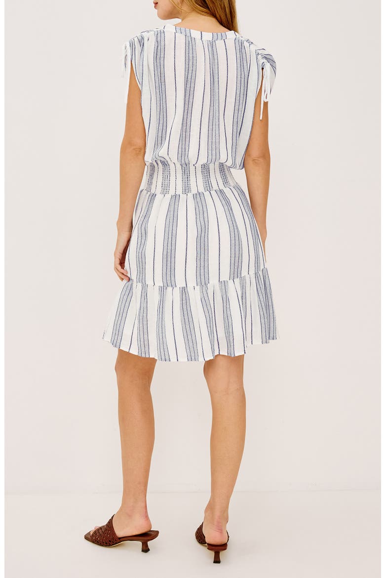 Samina Stripe Smocked Dress, Alternate, color, SALINO STRIPE