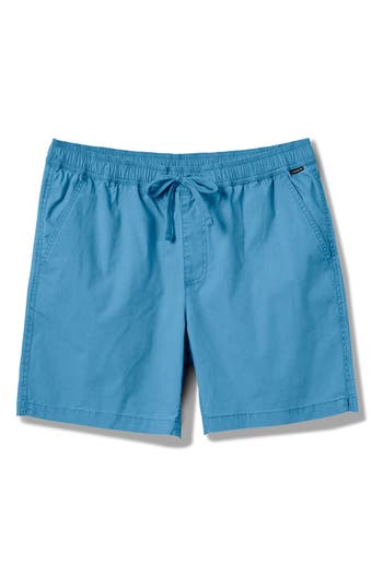 Quiksilver Taxer Stretch Drawstring Shorts In Blue