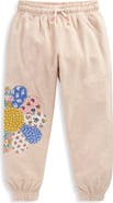 Mini Boden Kids' Appliqué Cuffed Joggers