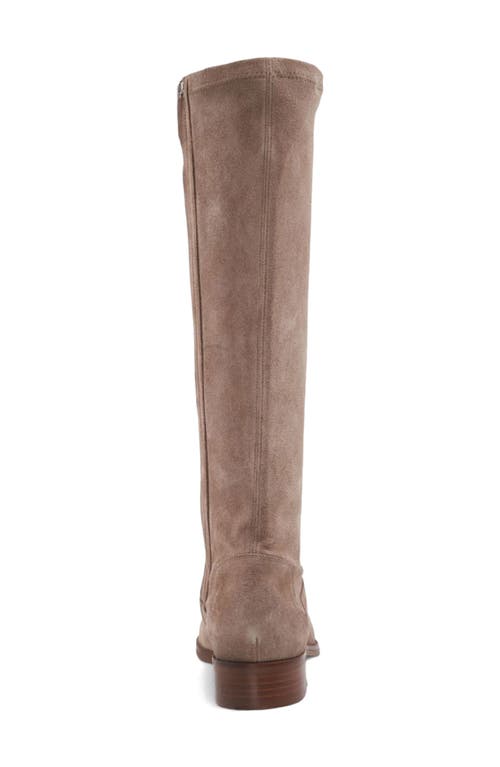 Aquatalia Sabrena Water Resistant Knee High Boot In Brown