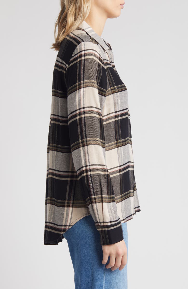 Caslon<sup>®</sup> Plaid Flannel Button-Up Shirt, Alternate, color,