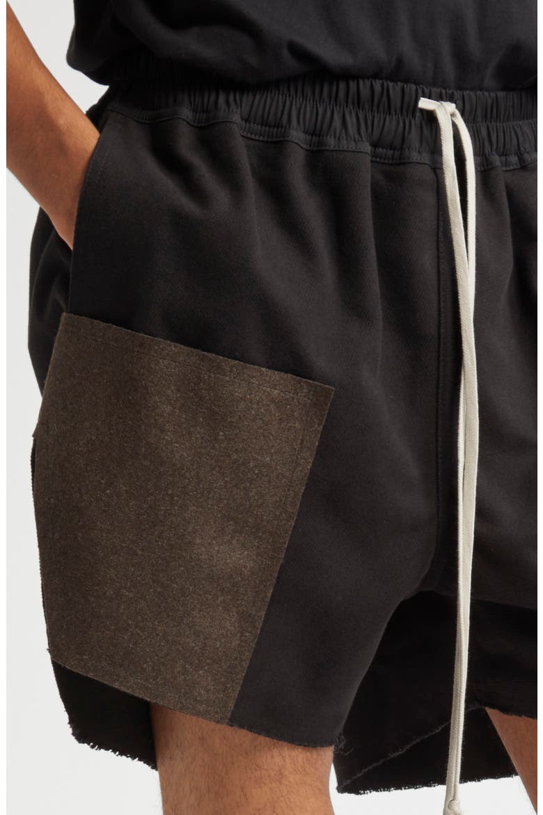 Mixed Media Boxer Shorts, Alternate, color, BLACK/ BROWN/ BLACK