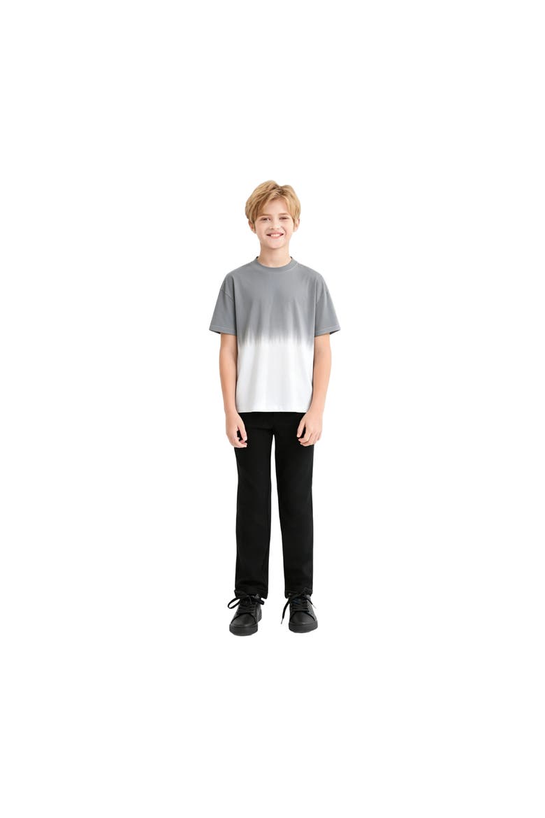 Gradient Fade Crew Tee, Alternate, color, Grey