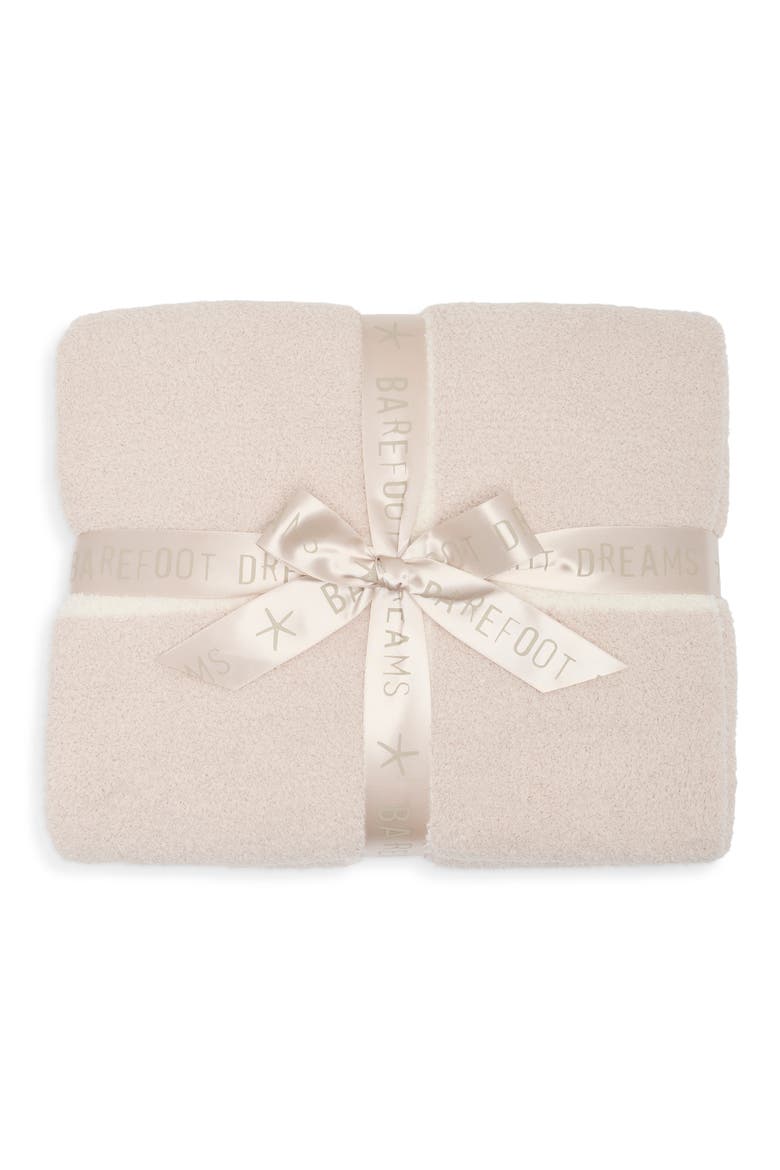 CozyChic Grid Plaid Blanket, Main, color, STONE/ CREAM