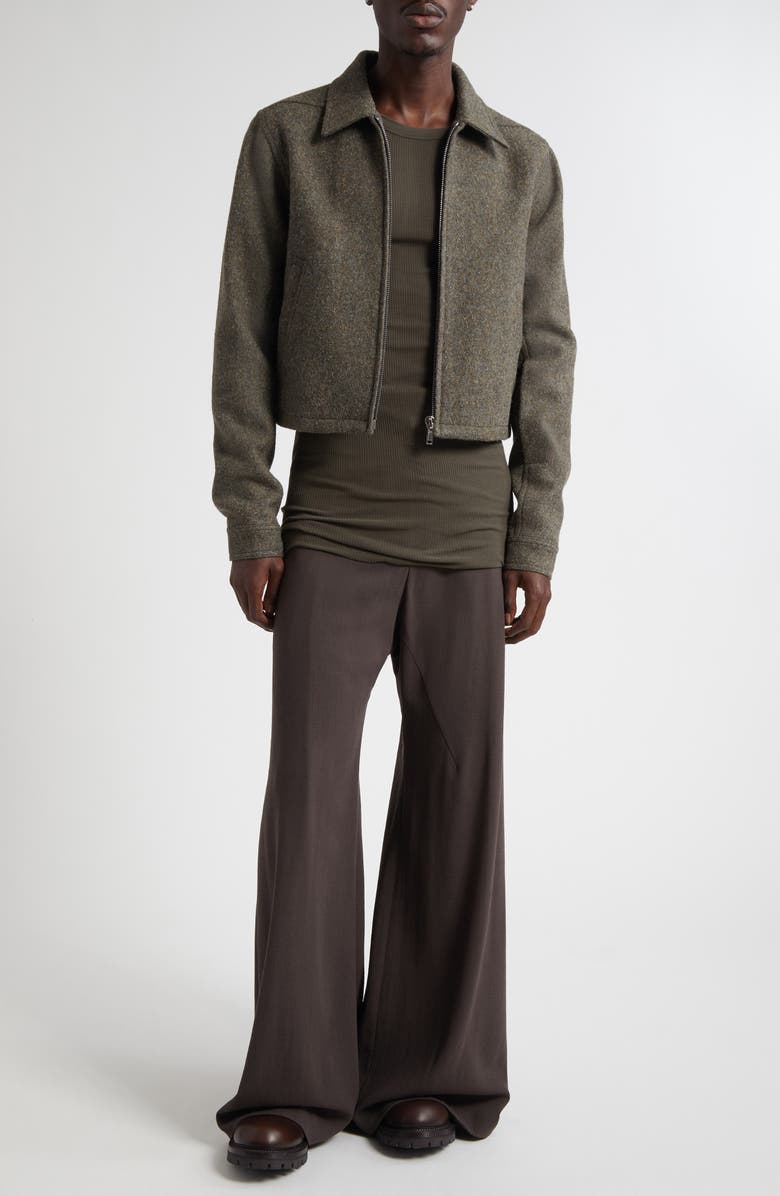 Rick Owens Concordians Alice Brad Wool Jacket, Alternate, color, Bosco