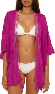 Trina Turk Catamaran Tassel Tie Cover-Up Tunic