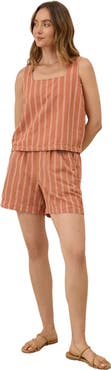 Pact Canopy Linen High-Waisted Short Made with Organic Cotton