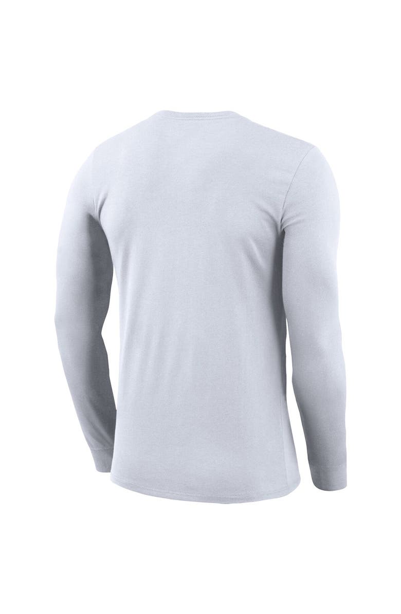 Nike Men's Nike White Oregon Ducks Basketball Icon Legend Performance Long Sleeve T-Shirt, Alternate, color, 