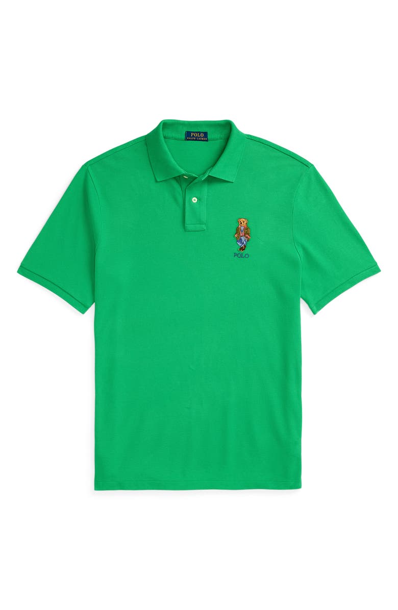 Polo Ralph Lauren Polo Bear Cotton Piqué Polo, Alternate, color, 