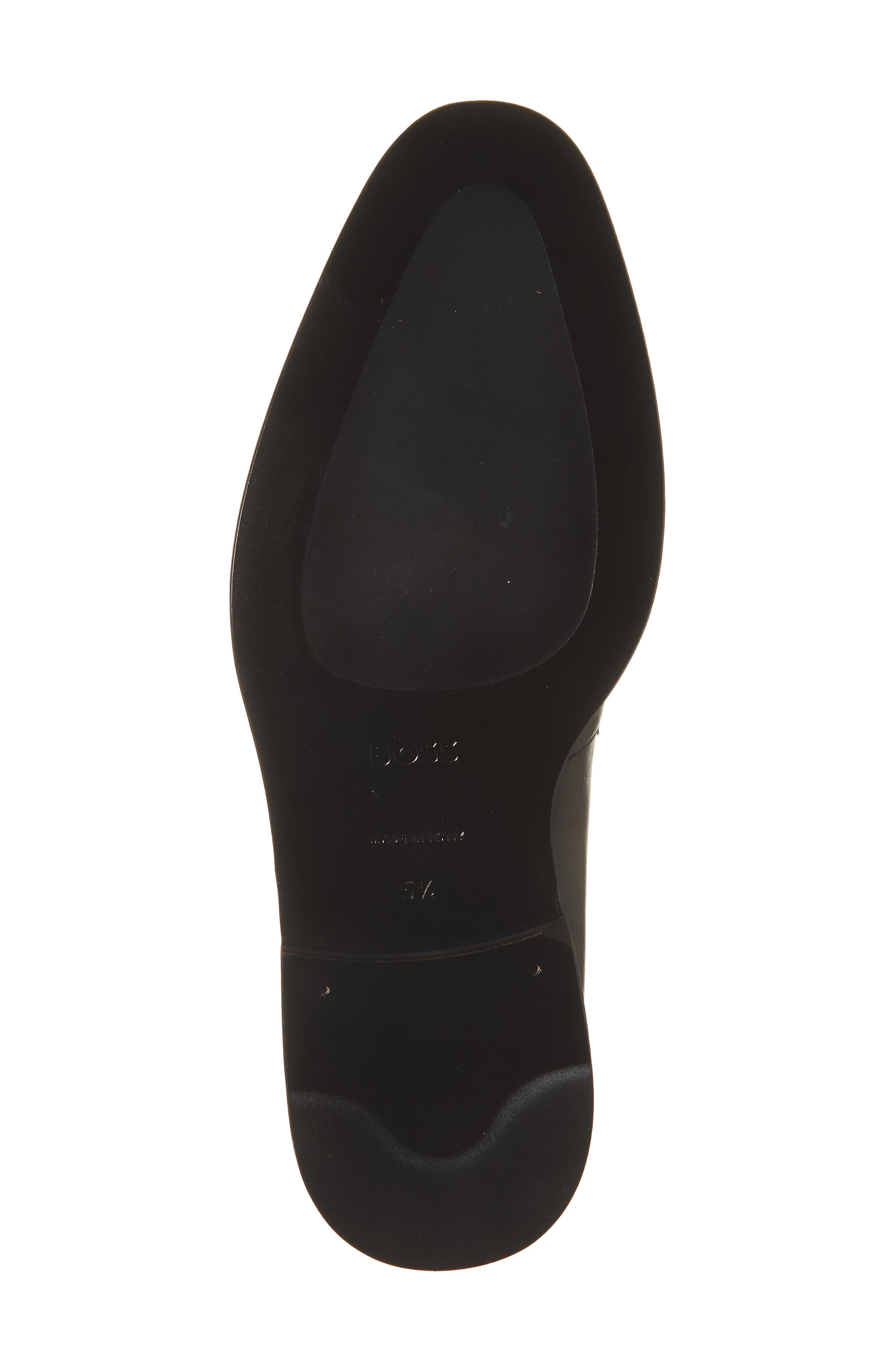 BOSS Derrek Leather Loafer, Alternate, color, Blk