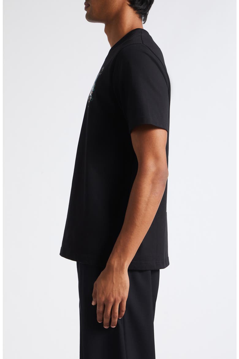 Classic Fit Hotel Emblem Organic Cotton Graphic T-Shirt, Alternate, color, BLACK JERSEY