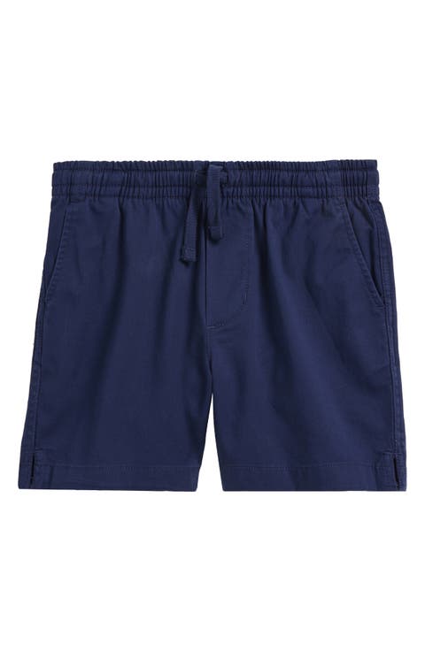 Kids' Drawstring Stretch Twill Chino Shorts