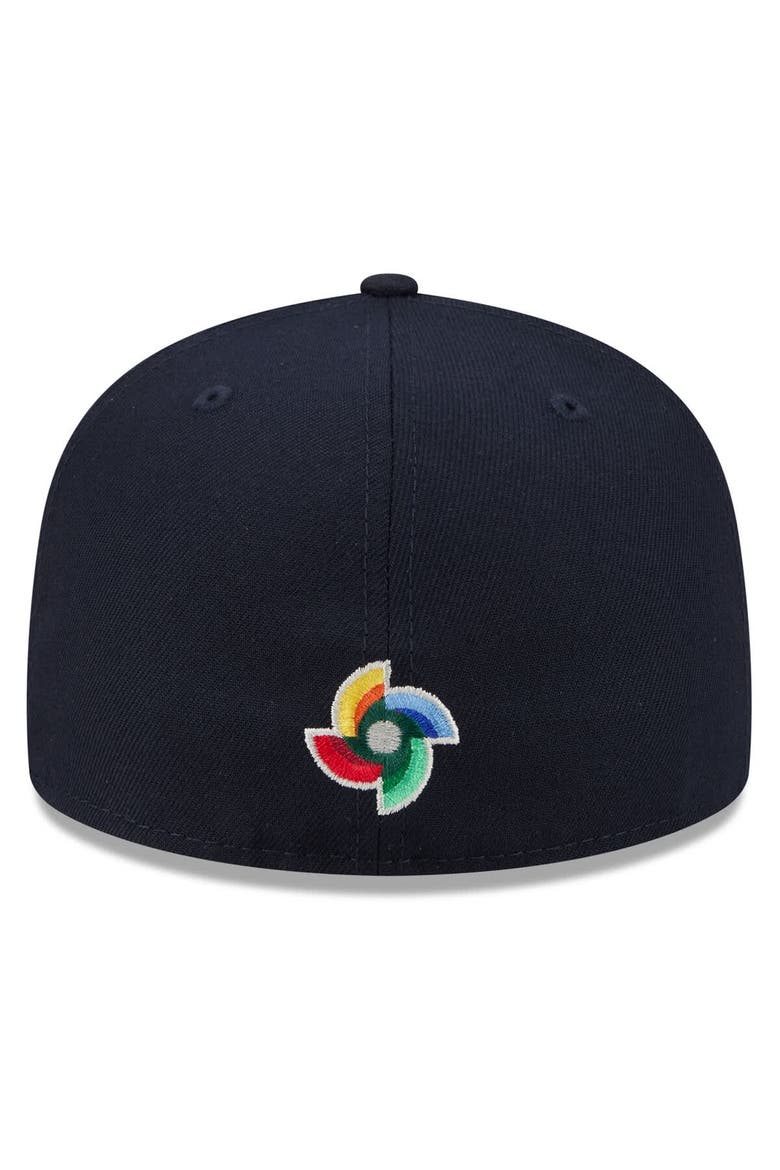 Men's New Era  Navy Netherlands Baseball 2026 World Baseball Classic 59FIFTY Fitted Hat, Alternate, color, Navy