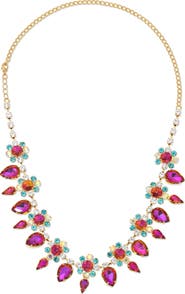 EYE CANDY LOS ANGELES Eloise Cubic Zirconia Statement Necklace