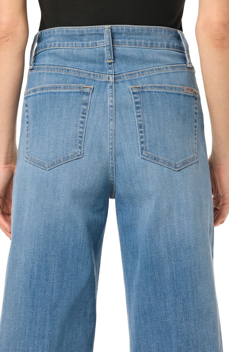 Joe's Wide Leg Ankle Crop Raw Hem Jeans, Alternate, color, Peru