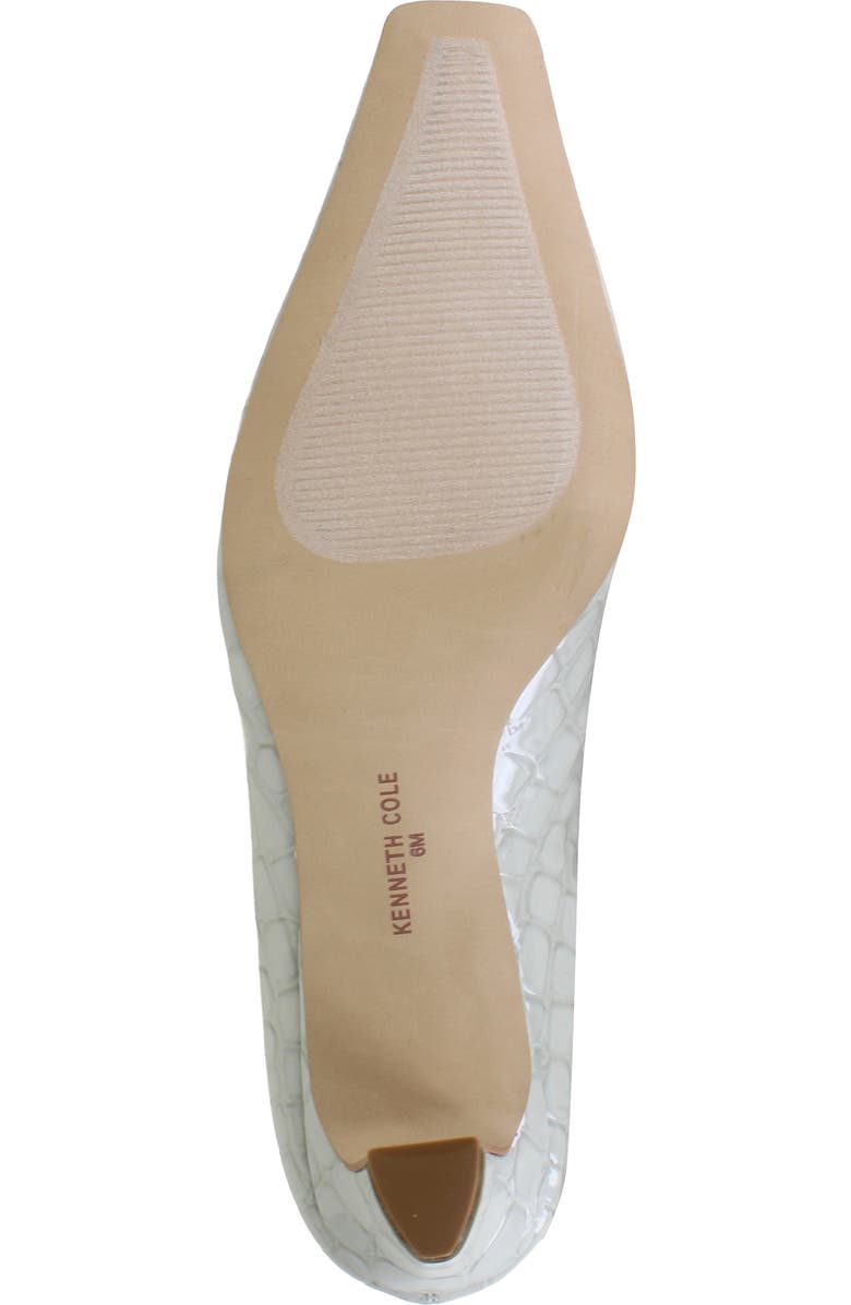 Kenneth Cole Rubia Pointed Toe Boot, Alternate, color, Light Grey Croco