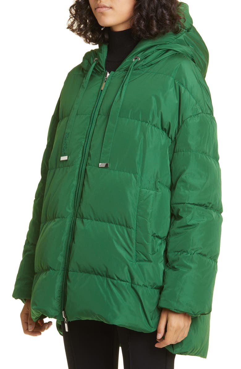 Max Mara Taffy Reversible High-Low Down Coat, Alternate, color, 