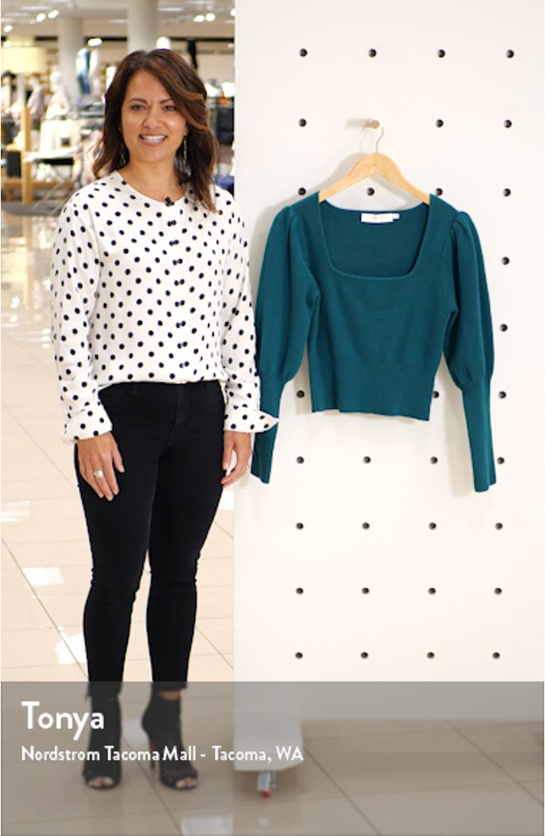 Long Sleeve Square Neck Sweater, sales video thumbnail