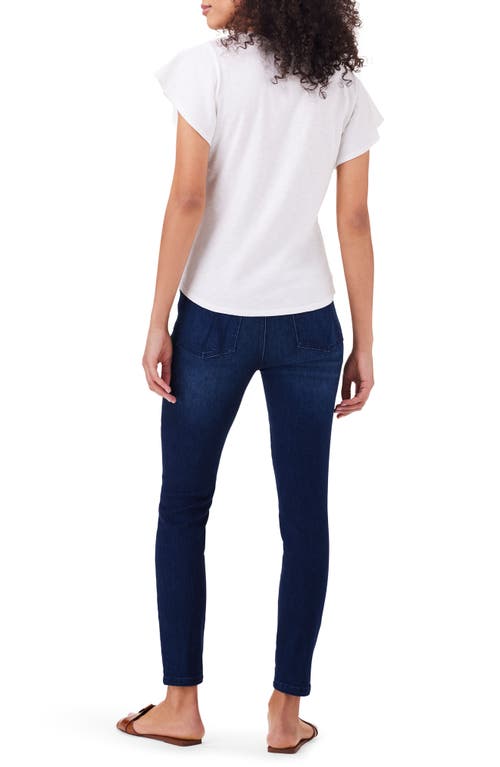 Nzt By Nic+zoe Flutter Sleeve Cotton T-shirt In Paper White