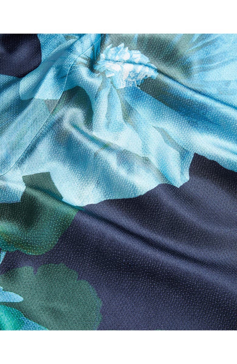 Ted Baker London Timava Floral Cowl Neck Satin Slipdress, Alternate, color,