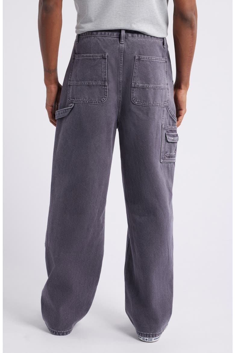 Relaxed Fit Denim Carpenter Pants, Alternate, color, GREY