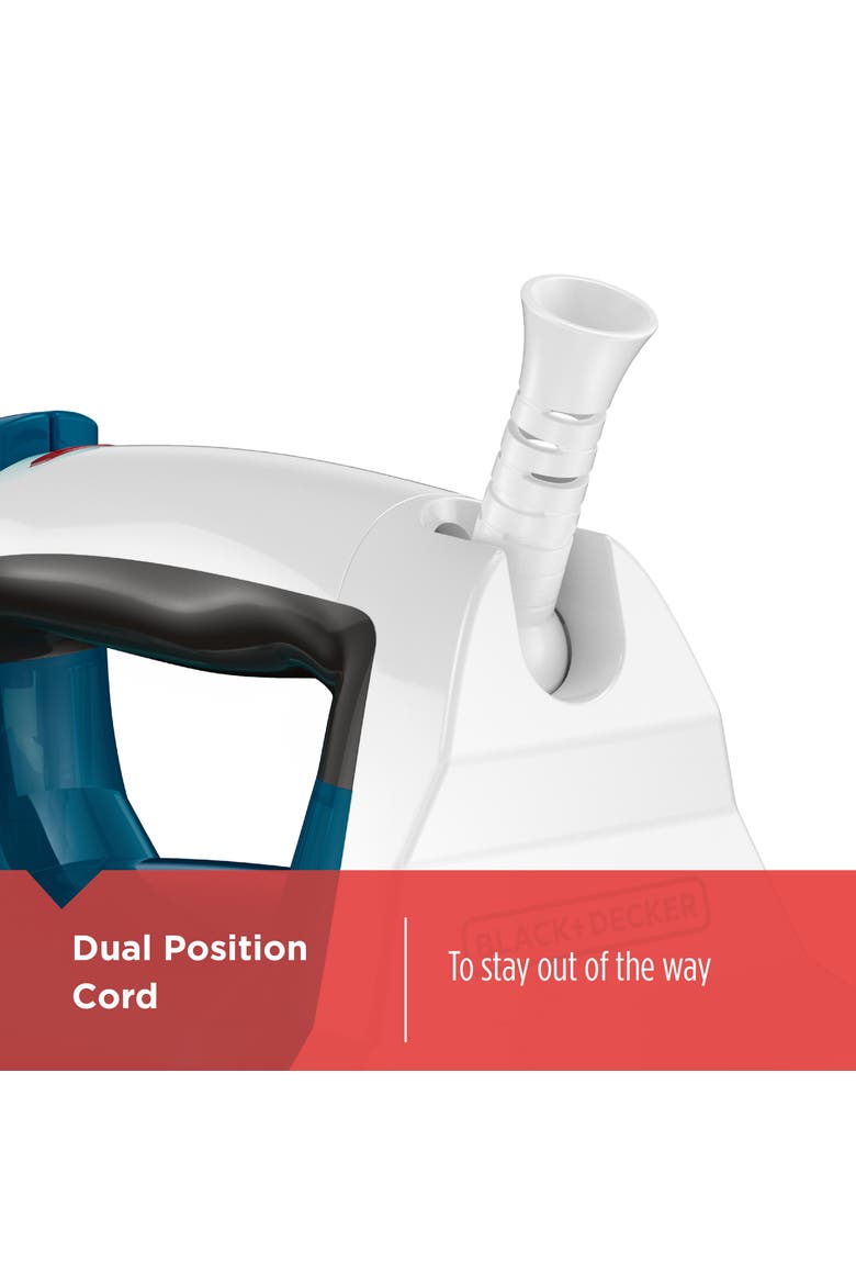 Easy Steam Nonstick Compact Iron with Even Steam, Alternate, color, Blue