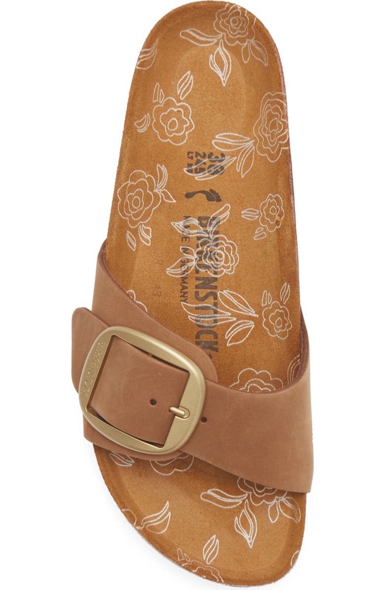 Birkenstock Madrid Big Buckle Slide Sandal, Alternate, color, Mink