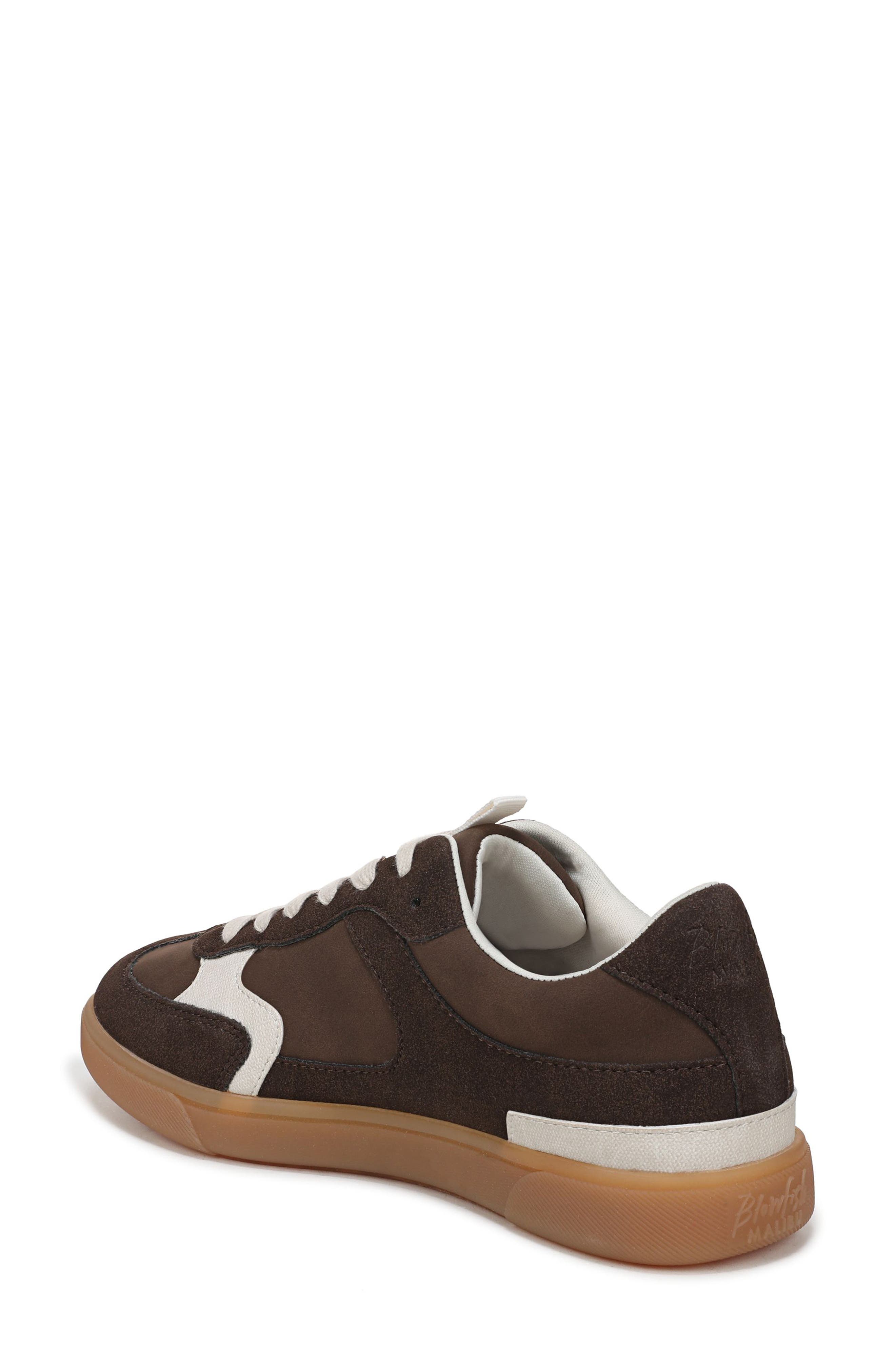 Blowfish Malibu Tastic Sneaker, Alternate, color, Espresso Brown Faux Suede