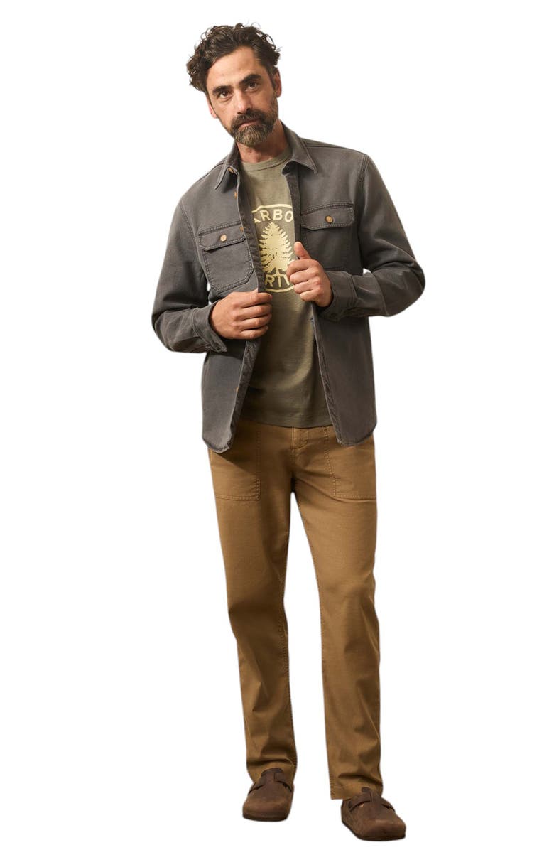 Faherty Harbor Springs Sunwashed Cotton Graphic T-Shirt, Alternate, color, Light Pine