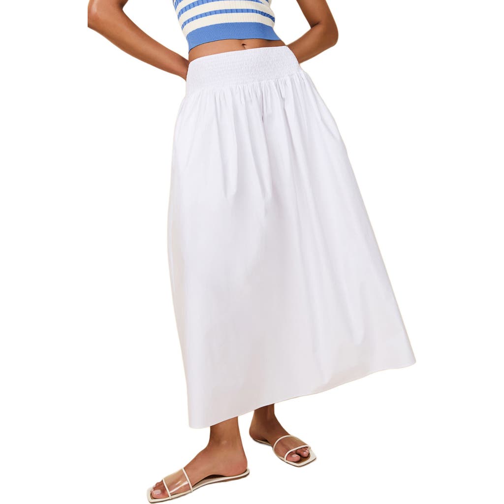Solid & Striped The Noreen Cotton Maxi Skirt