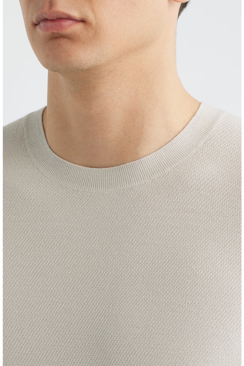 Riland Crewneck Sweater, Alternate, color, SILVER CLOUD
