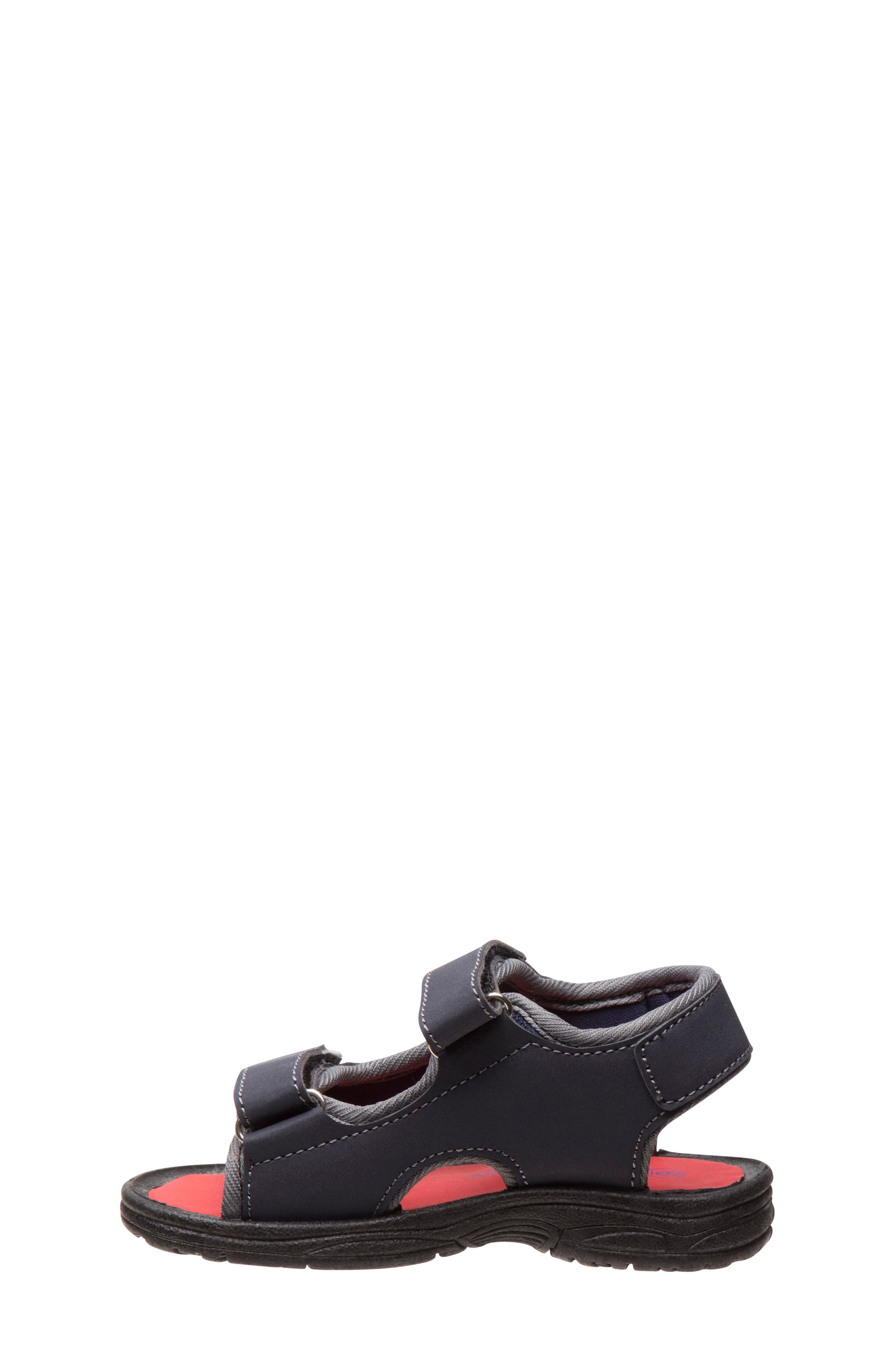 Kids' Sport Sandal, Alternate, color, NAVY/GREY