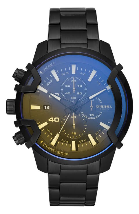 Griffed Chronograph Quartz Bracelet Watch, 48mm