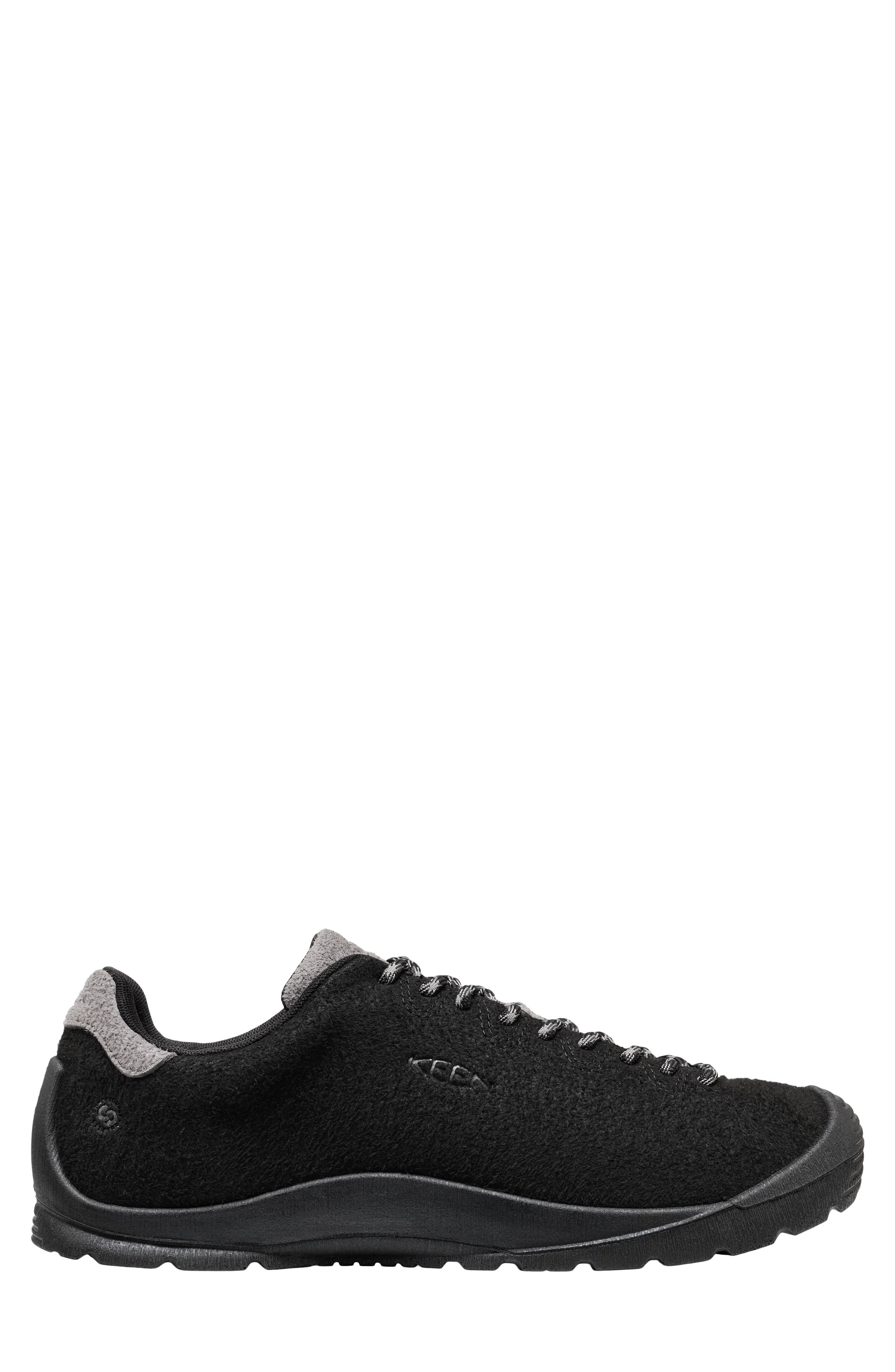 Jasper KM Lite Faux Leather Sneaker, Alternate, color, BLACK/ STEEL GREY