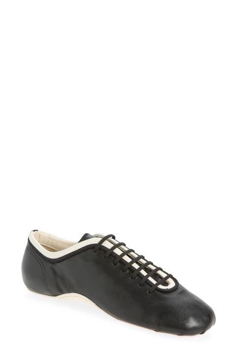 Leather Ballerina Sneaker
