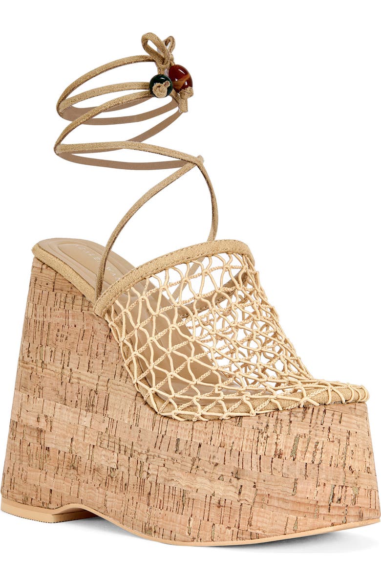 AZALEA WANG Venne Platform Wedge Sandal, Main, color,