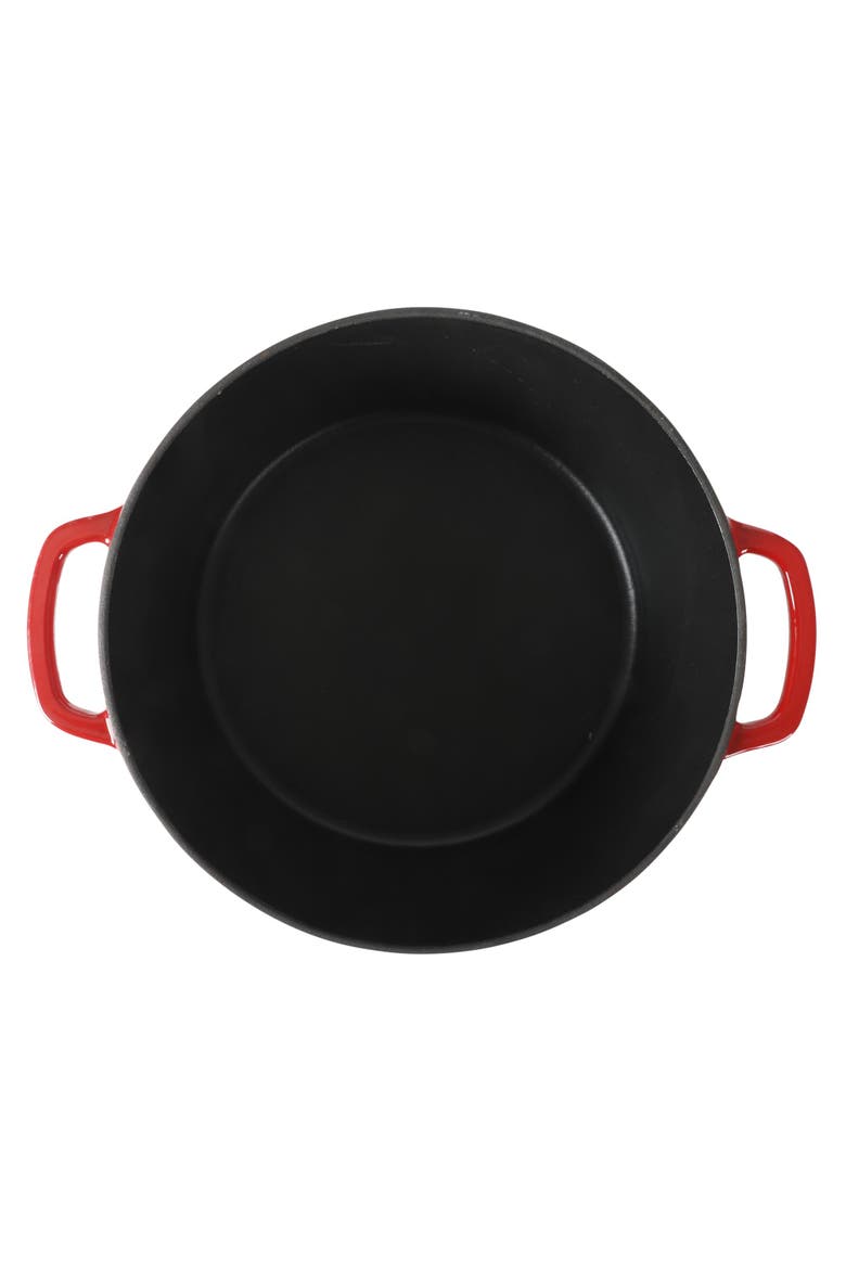 Sur La Table Supper Club 5-Quart Enameled Cast Iron Dutch Oven, Alternate, color, Sundried Tomato